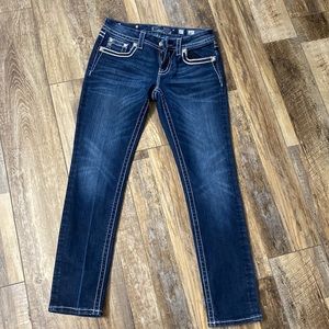 MissMe Dark distressed jeans